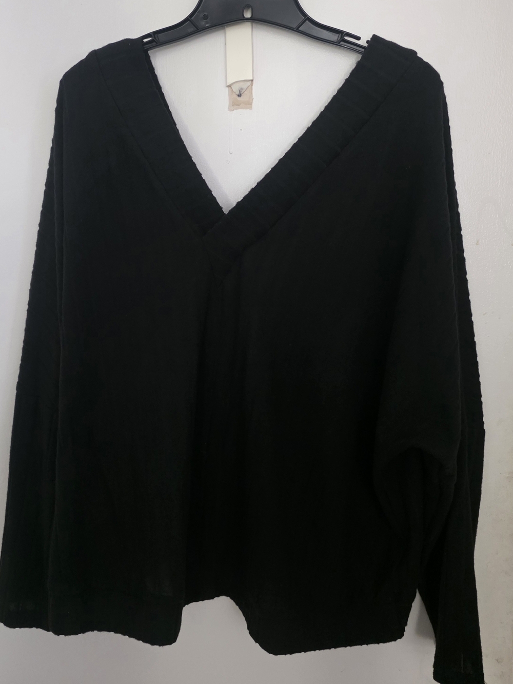 SHEIN Black V-Neck Women's Sweater - Relaxed Knit Pullover